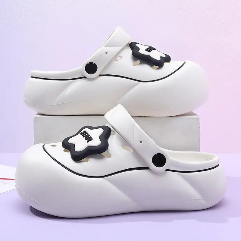 Women's Summer Outdoor Breathable Clogs with a Stepping-On-Clouds Feel, Eva Non-Slip Versatile Beach Thick-Soled Closed-Toe Slippers - Image 5