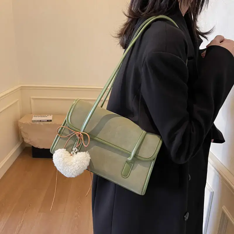 Black Korean Fashion Shoulder Bag for Women 2025 - Image 7