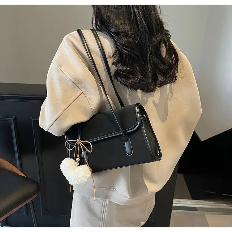 Black Korean Fashion Shoulder Bag for Women 2025 — feature 31