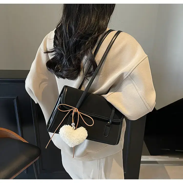 Black Korean Fashion Shoulder Bag for Women 2025 — feature 33