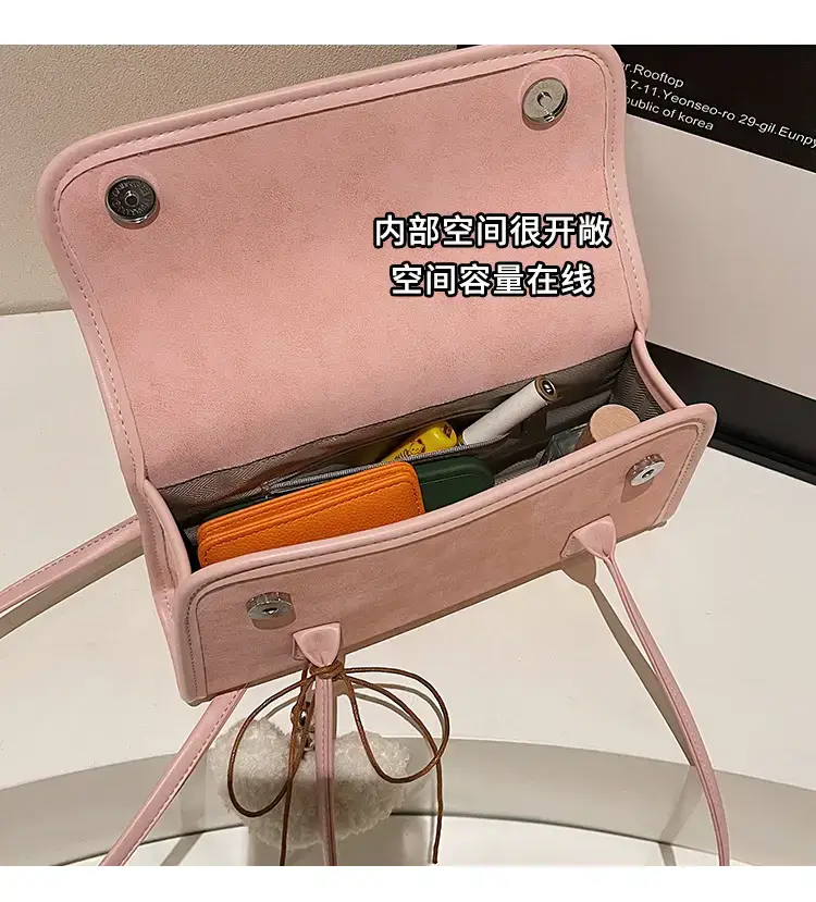 Black Korean Fashion Shoulder Bag for Women 2025 — feature 9