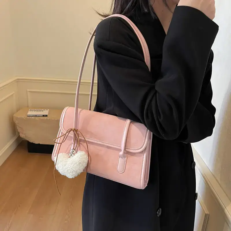 Black Korean Fashion Shoulder Bag for Women 2025 - Image 3