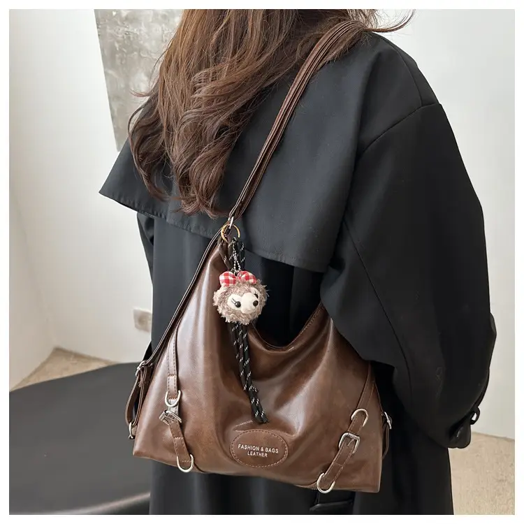 Women's Winter Stylish Shoulder Tote Bag Black 2024 — feature 17