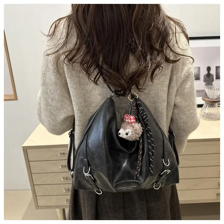 Women's Winter Stylish Shoulder Tote Bag Black 2024 — feature 20