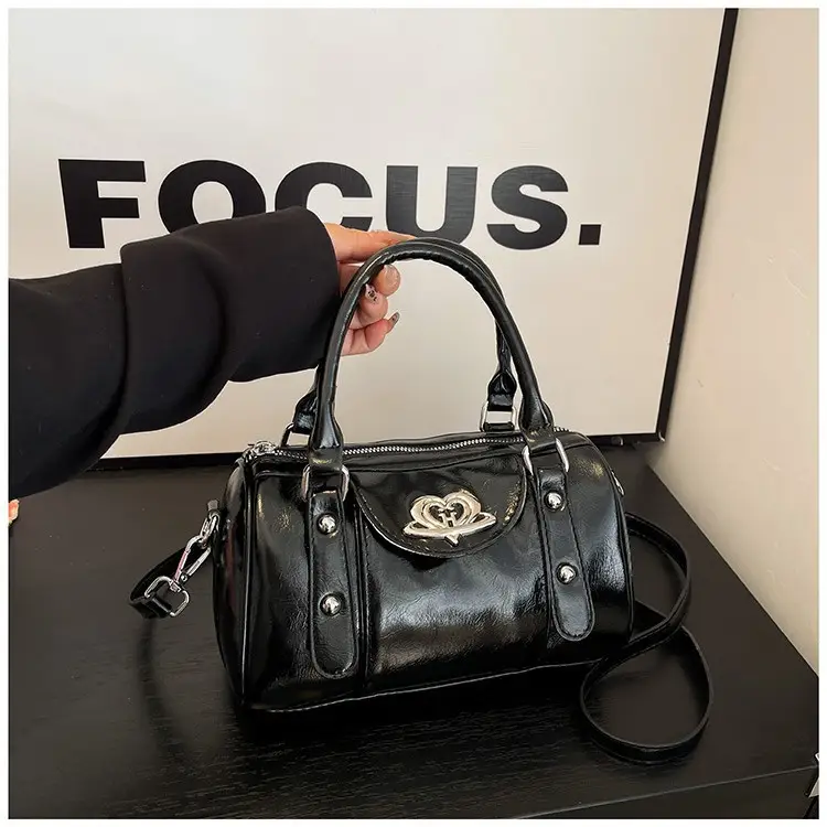 Vintage Handheld Cylinder Bag Women 2024 All Match - Image 5