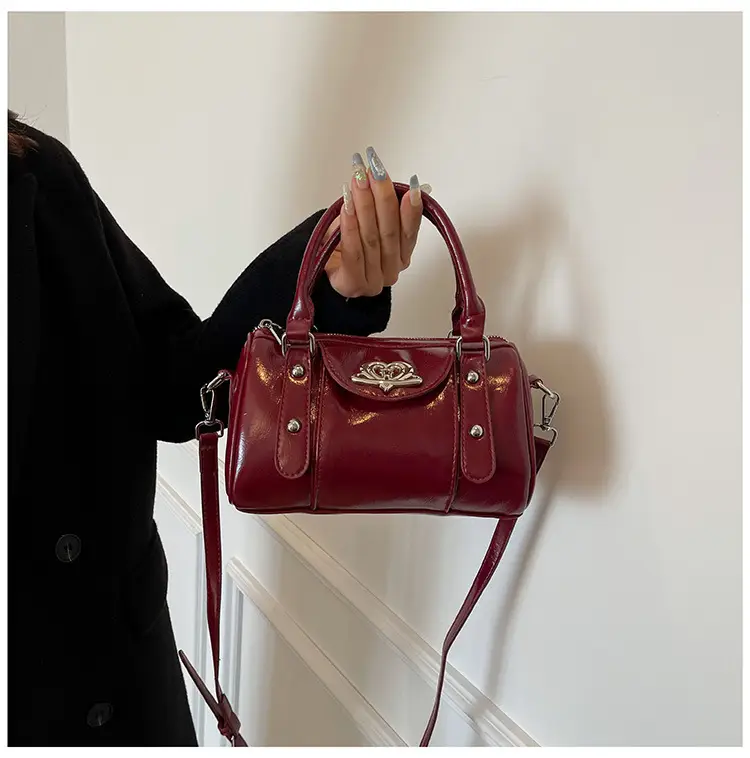 Vintage Handheld Cylinder Bag Women 2024 All Match — feature 16