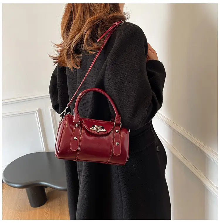 Vintage Handheld Cylinder Bag Women 2024 All Match — feature 21