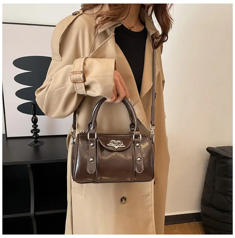 Vintage Handheld Cylinder Bag Women 2024 All Match — feature 24
