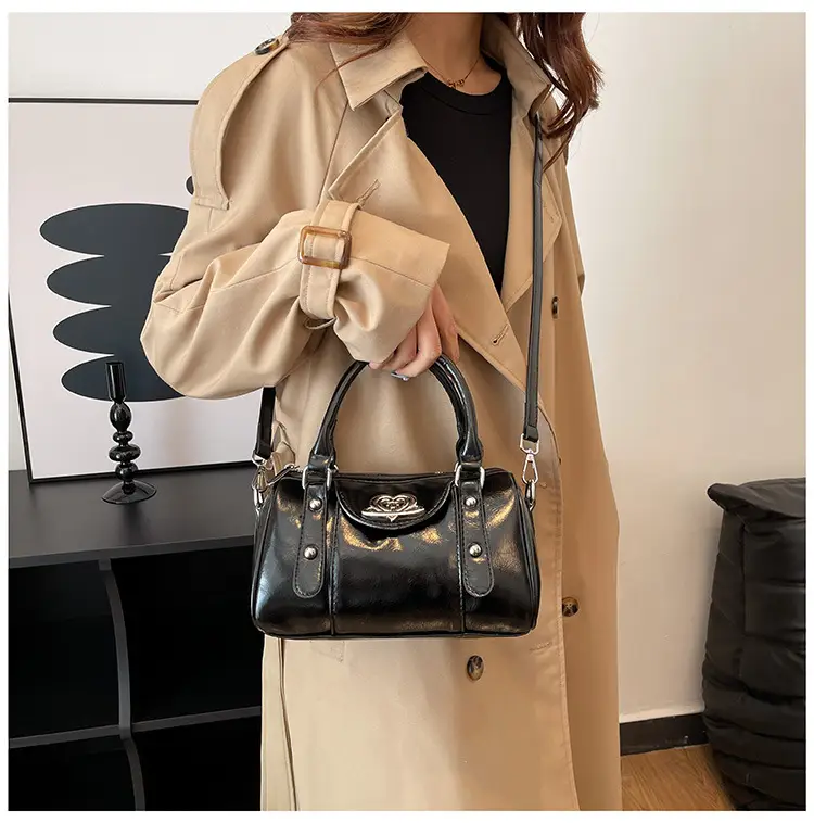 Vintage Handheld Cylinder Bag Women 2024 All Match — feature 31
