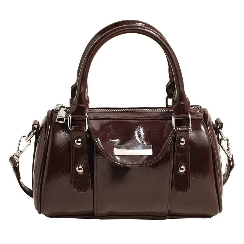 Black High-End Crossbody Handbag Boston Design - Image 2
