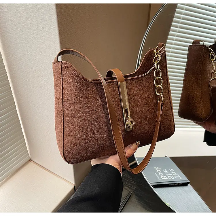Korean Style Brown Shoulder Bag 2024 New - Image 6