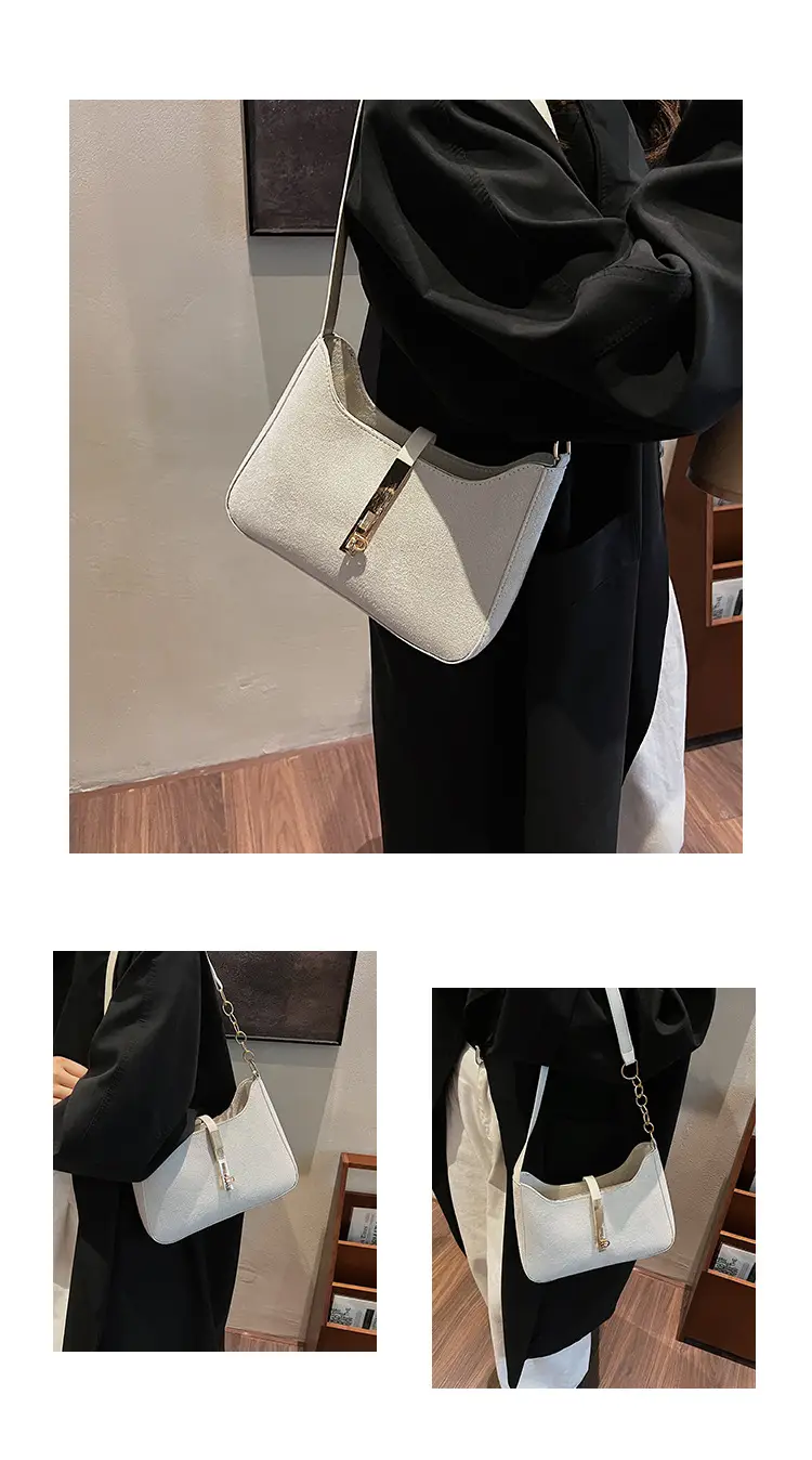 Korean Style Brown Shoulder Bag 2024 New — feature 12