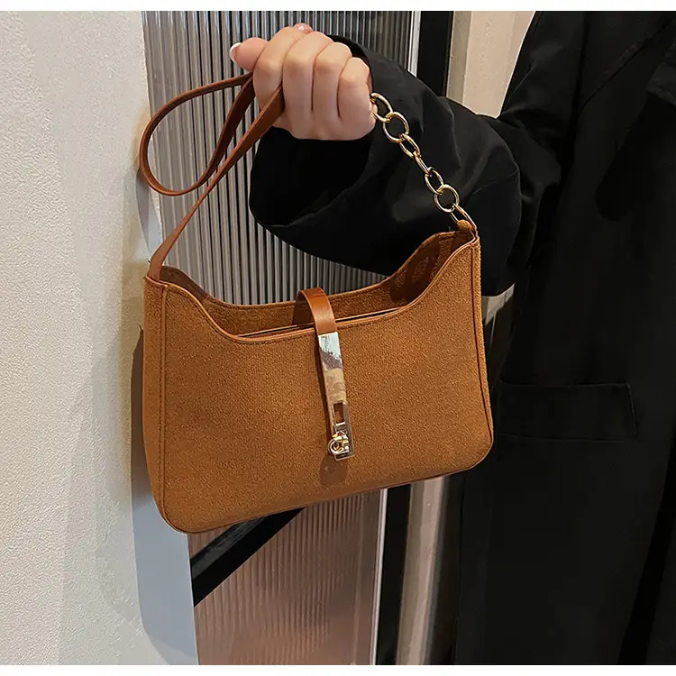 Korean Style Brown Shoulder Bag 2024 New — feature 28