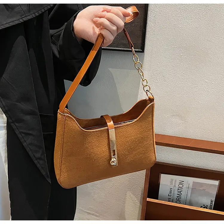 Korean Style Brown Shoulder Bag 2024 New — feature 29