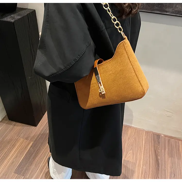 Korean Style Brown Shoulder Bag 2024 New — feature 31