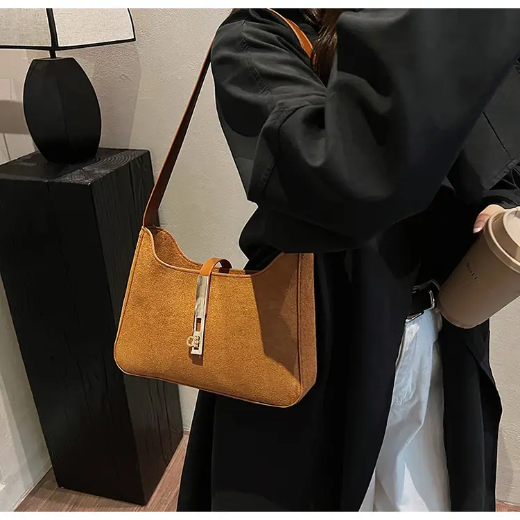 Korean Style Brown Shoulder Bag 2024 New — feature 34