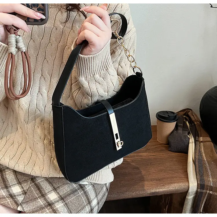 Korean Style Brown Shoulder Bag 2024 New — feature 35
