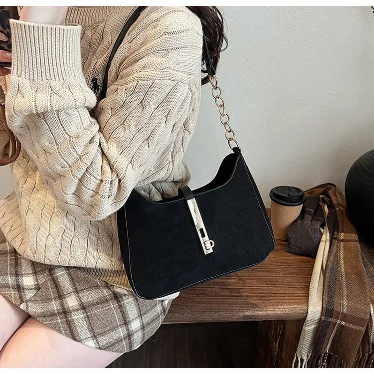 Korean Style Brown Shoulder Bag 2024 New — feature 36