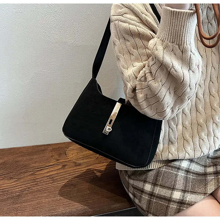 Korean Style Brown Shoulder Bag 2024 New — feature 41