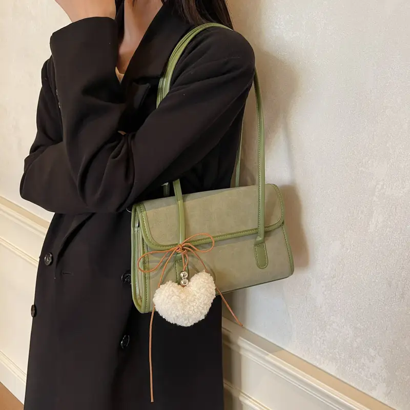 Women's White Retro Shoulder Crossbody Bag 2024 - Image 7