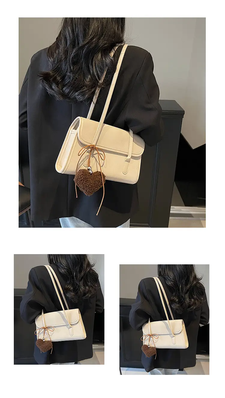 Women's White Retro Shoulder Crossbody Bag 2024 — feature 13