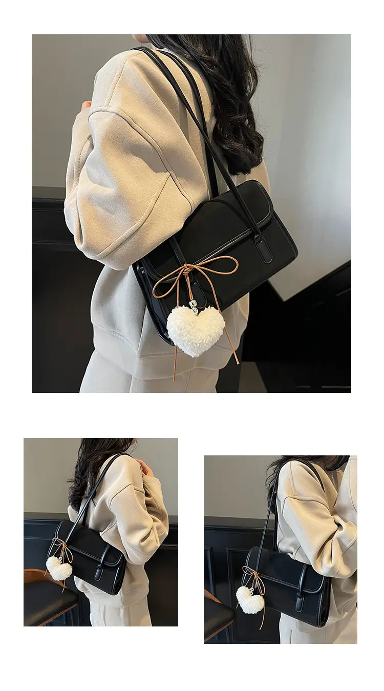 Women's White Retro Shoulder Crossbody Bag 2024 — feature 14