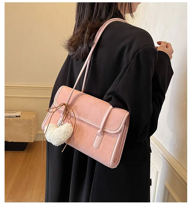 Women's White Retro Shoulder Crossbody Bag 2024 — feature 3
