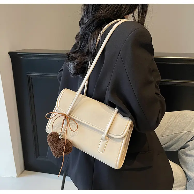 Women's White Retro Shoulder Crossbody Bag 2024 — feature 42