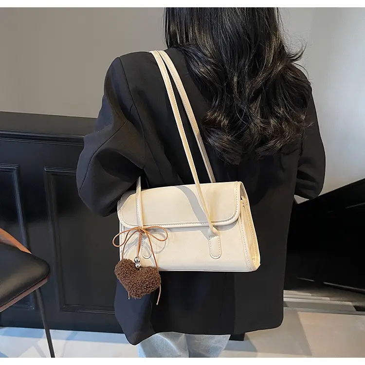 Women's White Retro Shoulder Crossbody Bag 2024 — feature 45