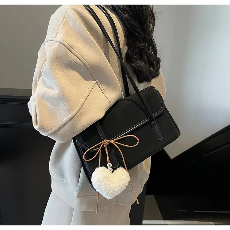 Women's White Retro Shoulder Crossbody Bag 2024 — feature 49