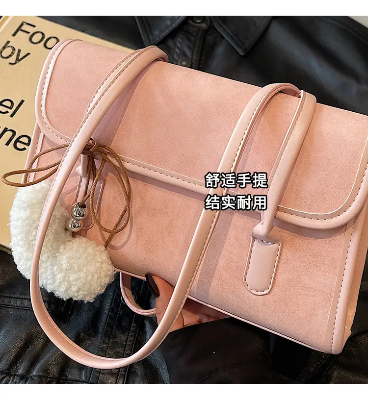 Women's White Retro Shoulder Crossbody Bag 2024 — feature 6