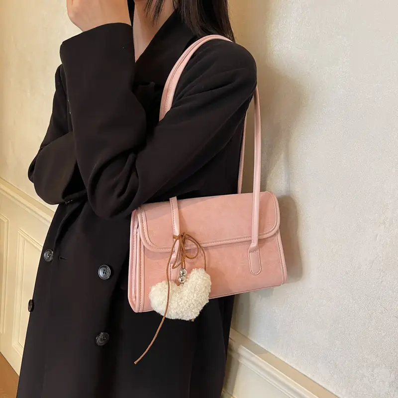 Women's White Retro Shoulder Crossbody Bag 2024 - Image 3