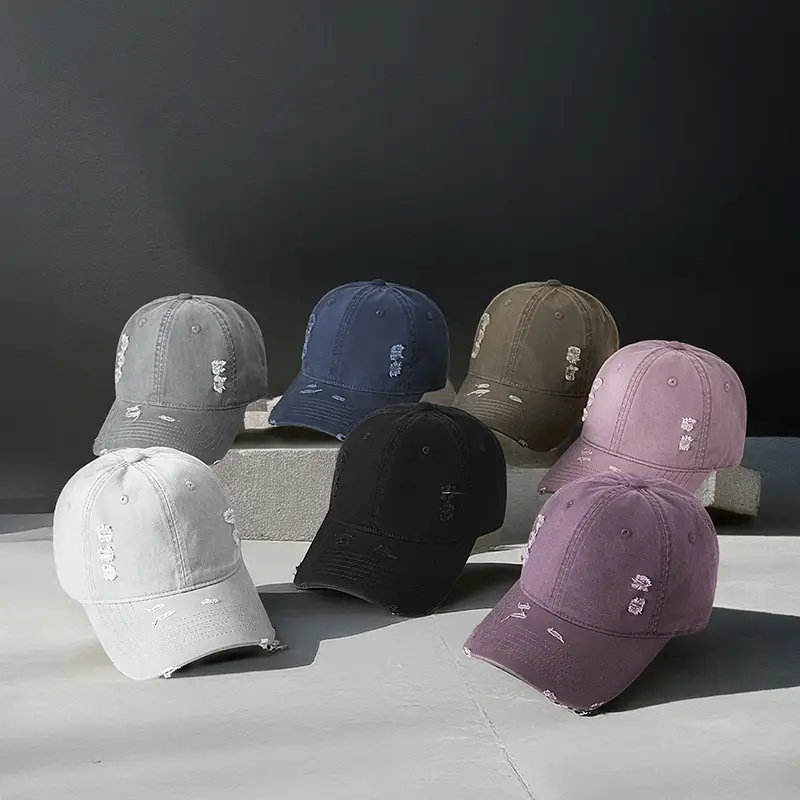Vintage Washed Baseball Cap for Men Winter Warm Snowproof - Image 12