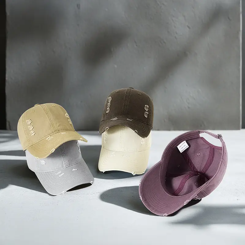 Vintage Washed Baseball Cap for Men Winter Warm Snowproof - Image 13