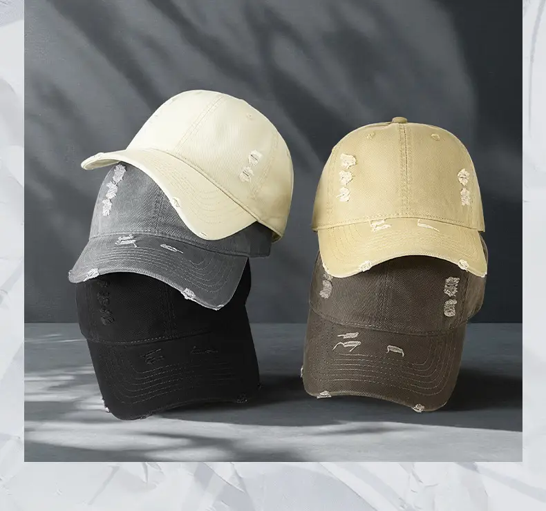 Vintage Washed Baseball Cap for Men Winter Warm Snowproof — feature 11