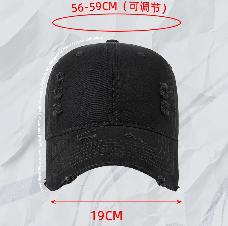 Vintage Washed Baseball Cap for Men Winter Warm Snowproof — feature 13