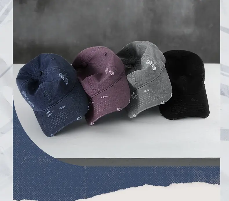 Vintage Washed Baseball Cap for Men Winter Warm Snowproof — feature 15