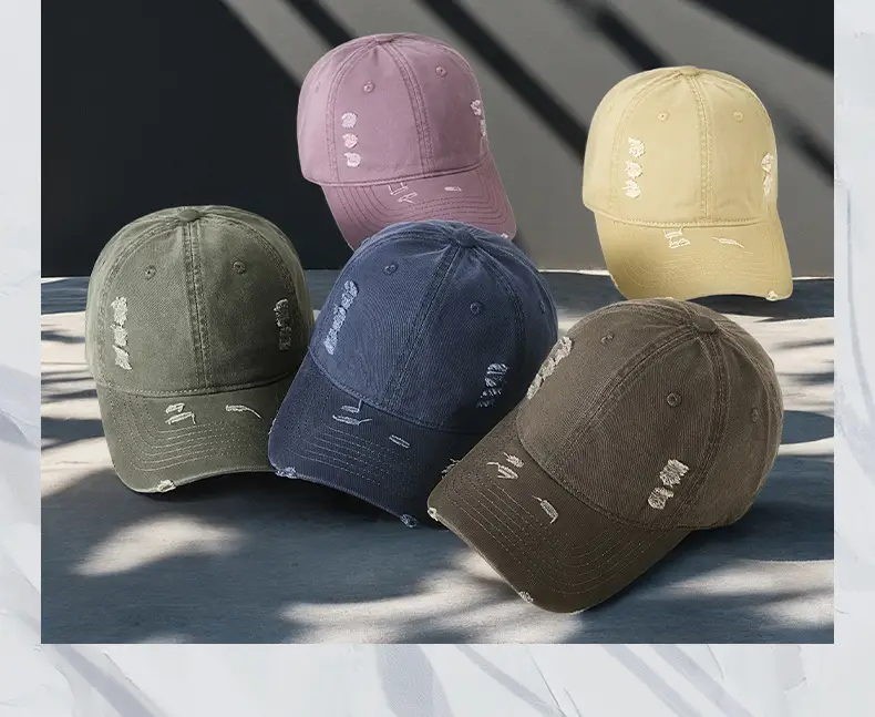 Vintage Washed Baseball Cap for Men Winter Warm Snowproof — feature 19