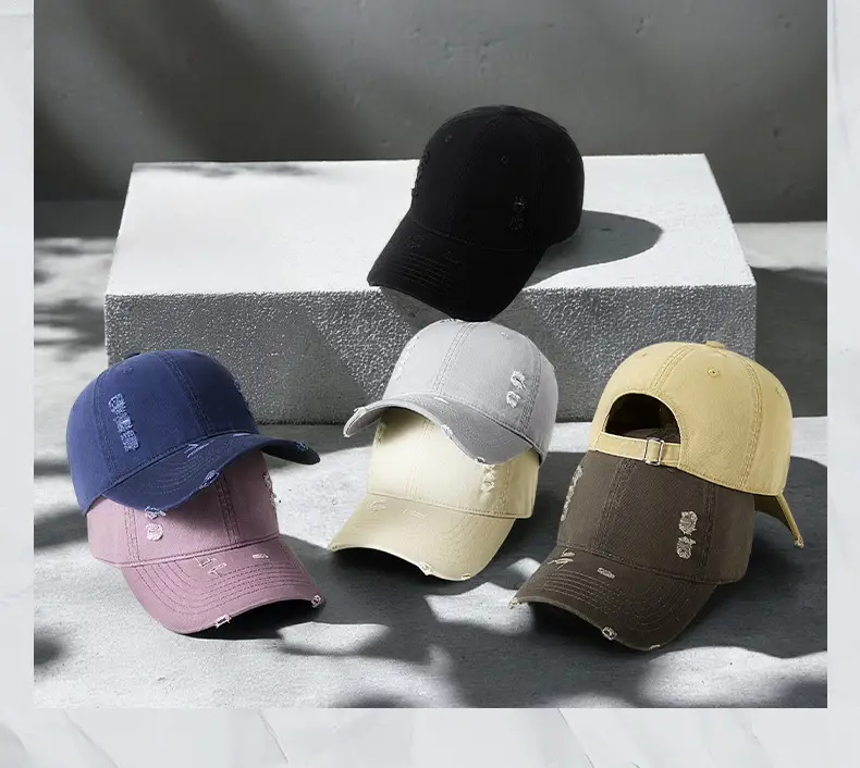 Vintage Washed Baseball Cap for Men Winter Warm Snowproof — feature 26