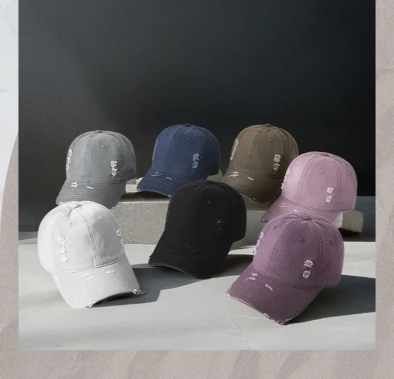 Vintage Washed Baseball Cap for Men Winter Warm Snowproof — feature 28