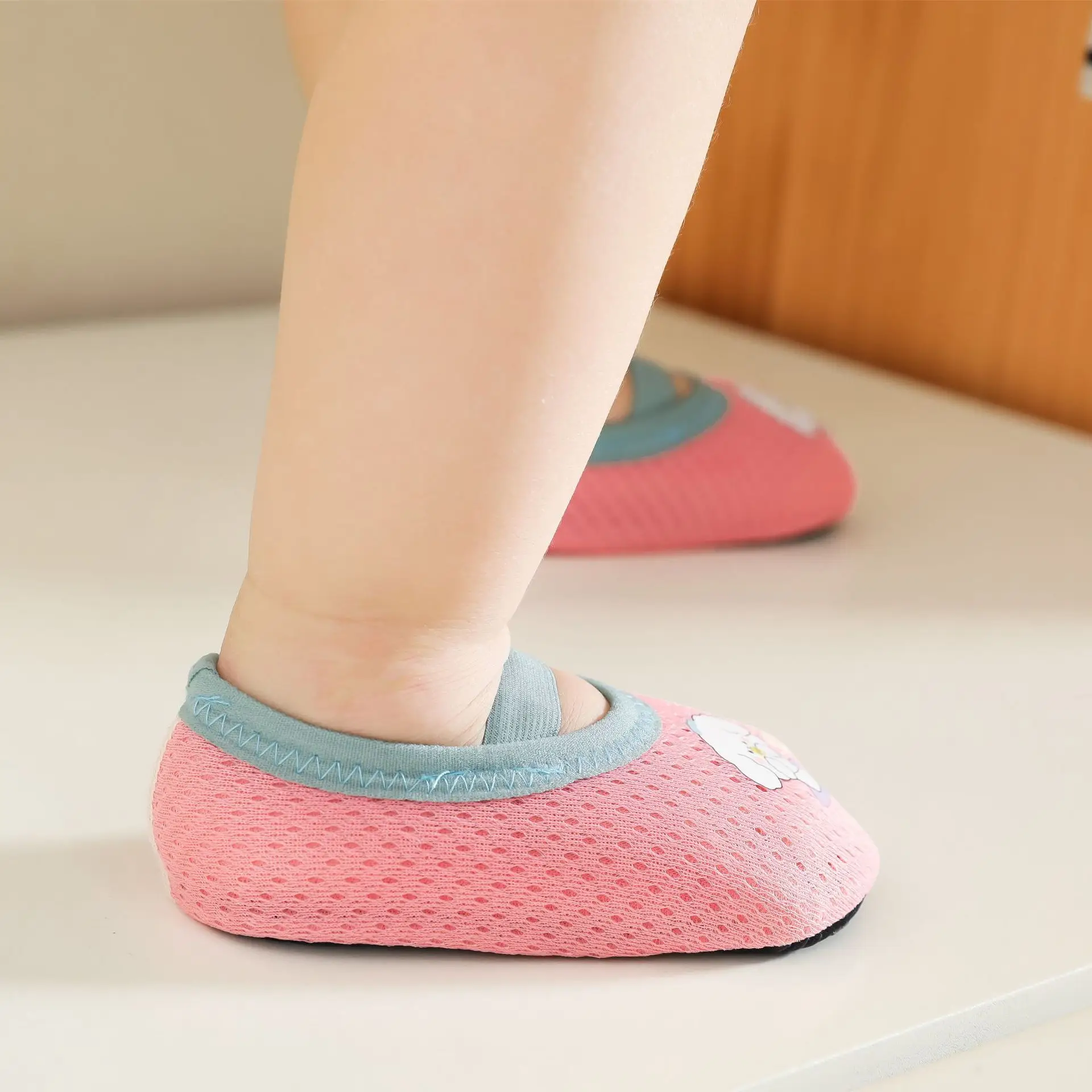 Toddler Mesh Slip-On Socks Non-Slip Multi Color - Image 7