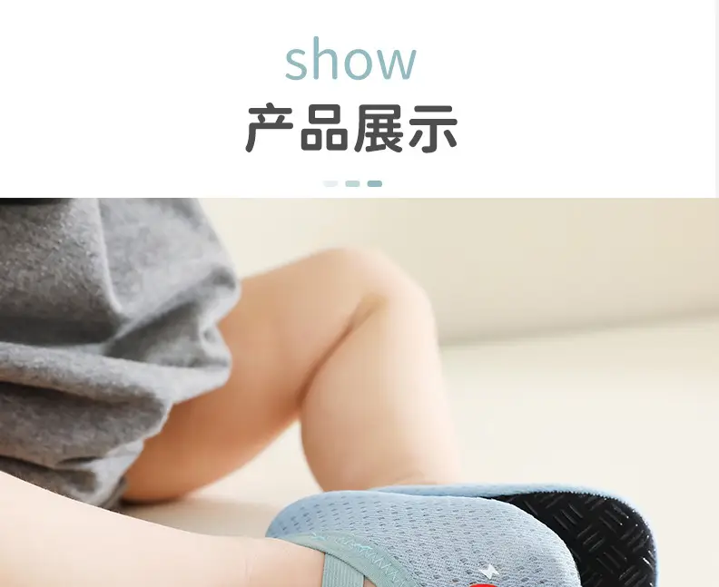 Toddler Mesh Slip-On Socks Non-Slip Multi Color — feature 13