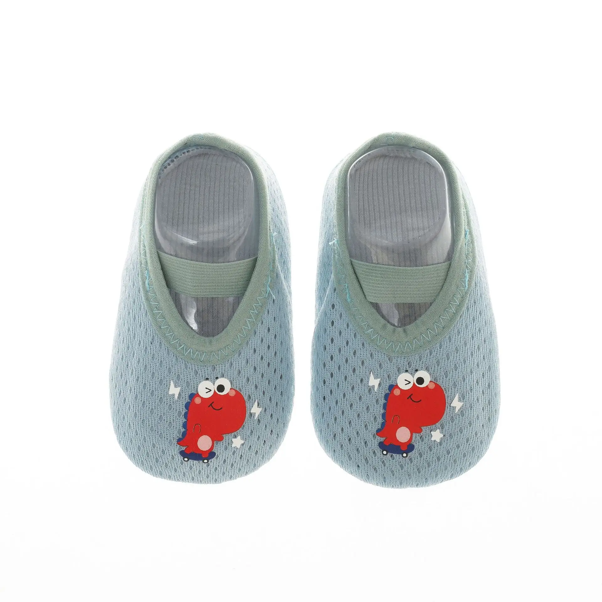 Toddler Mesh Slip-On Socks Non-Slip Multi Color - Image 4