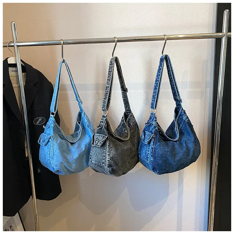 Blue Denim Crossbody Bag for Women — feature 1