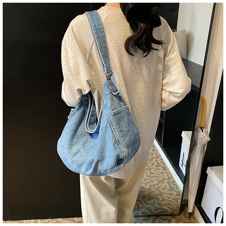 Blue Denim Crossbody Bag for Women — feature 14