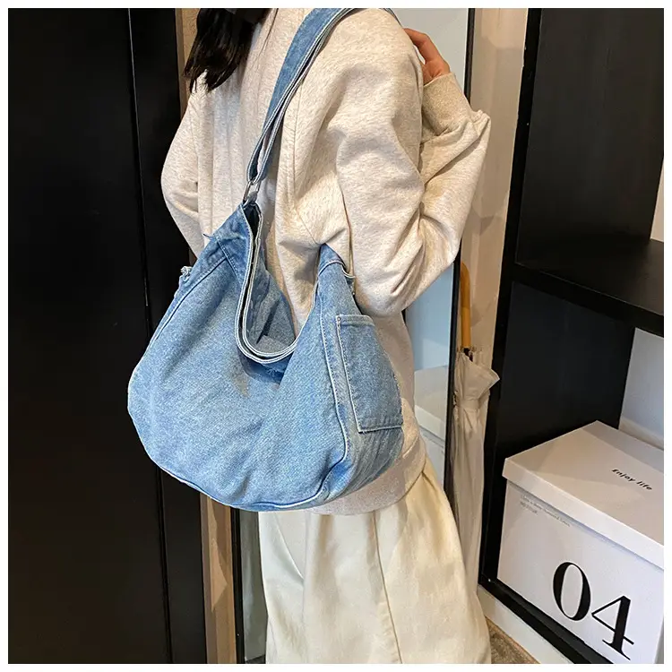 Blue Denim Crossbody Bag for Women — feature 15