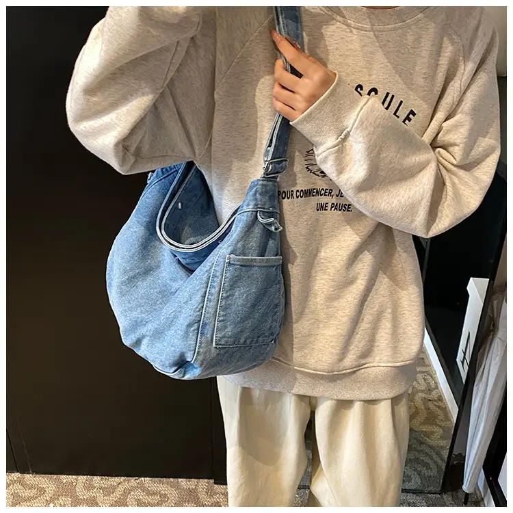 Blue Denim Crossbody Bag for Women — feature 16