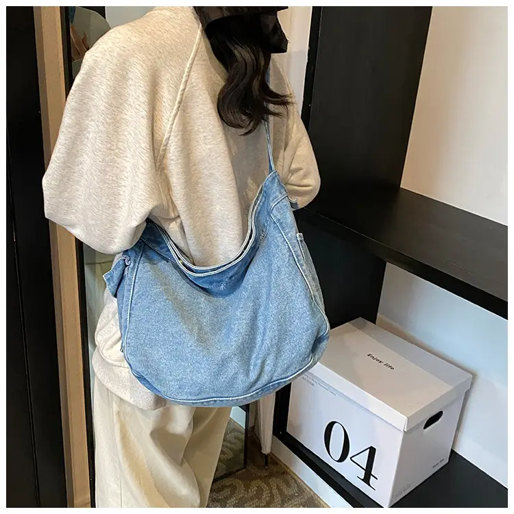 Blue Denim Crossbody Bag for Women — feature 17
