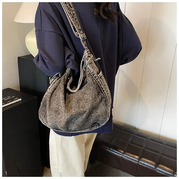 Blue Denim Crossbody Bag for Women — feature 19