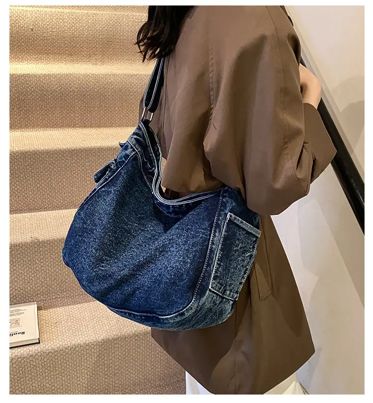 Blue Denim Crossbody Bag for Women — feature 2